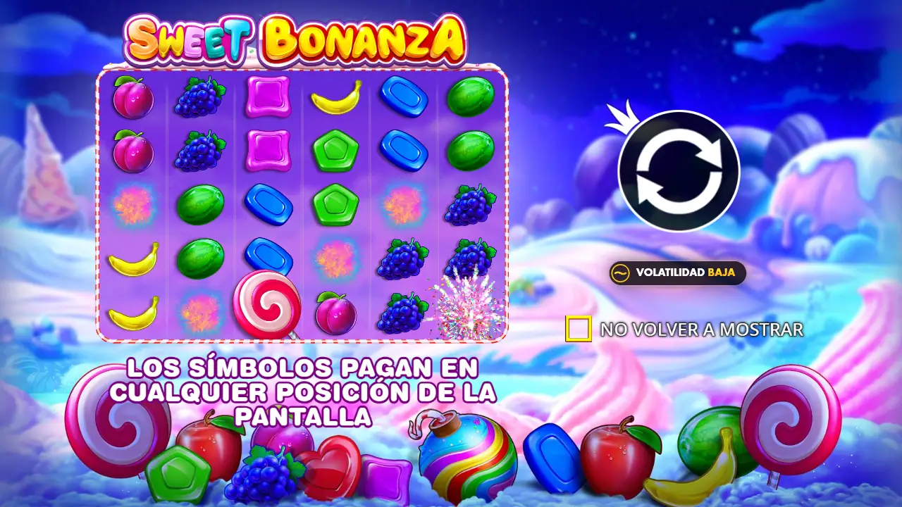 Demo de Sweet Bonanza en español y pesos chilenos